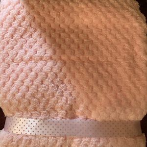Baby girls infant plush blankets